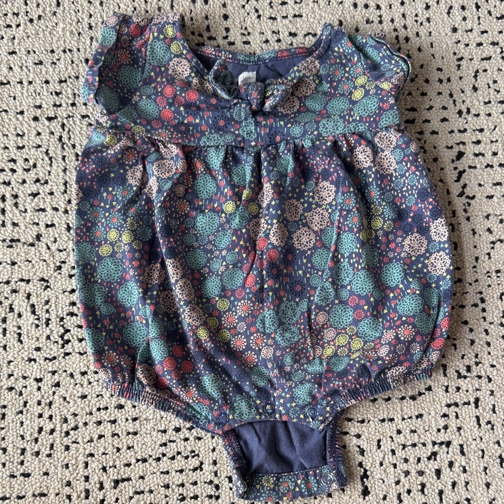 Tea Collection Floral Romper